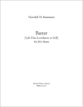 Barter SSA choral sheet music cover